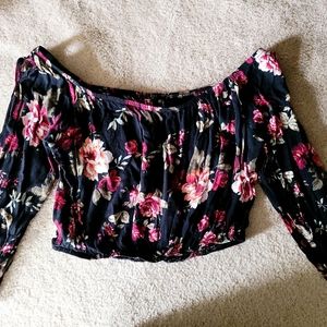 3/$20* Floral off the shoulder blouse